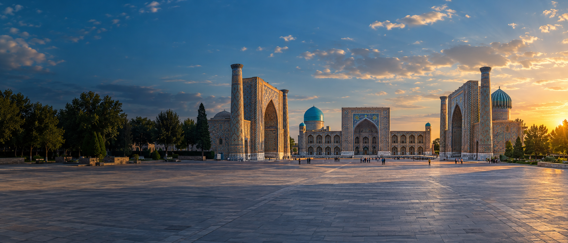Semerkant'taki Registan Meydanı
