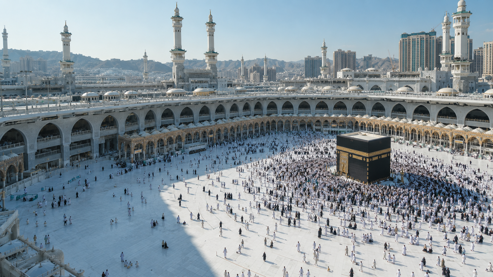 Mescid-i Haram'a yukarıdan bakış